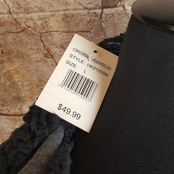 MEDIUM Sherpa Lined Zip-Up Hoodie - Picture 5 of 7